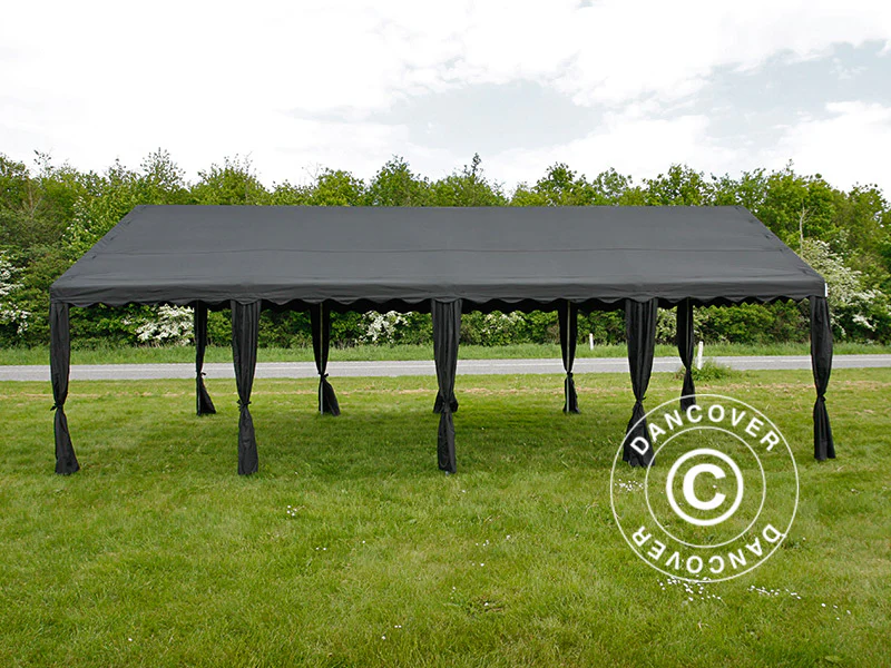 Namiot imprezowy UNICO 4x8m, Czarny - Image 12