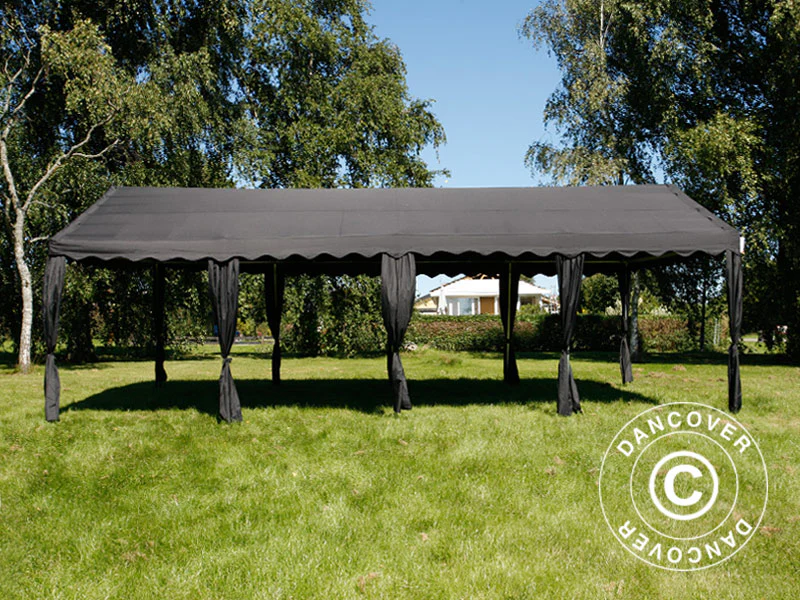 Namiot imprezowy UNICO 5x8m, Czarny - Image 10