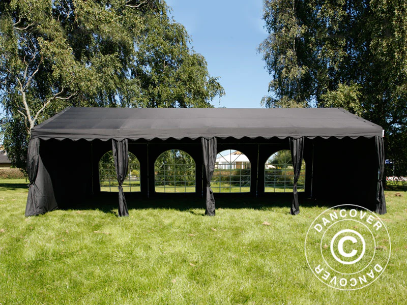 Namiot imprezowy UNICO 5x8m, Czarny - Image 17