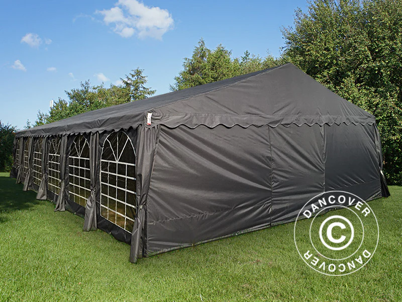 Namiot imprezowy UNICO 6x12m, Czarny - Image 3