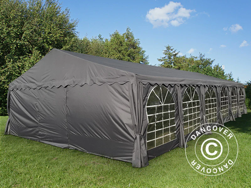 Namiot imprezowy UNICO 6x12m, Czarny - Image 4