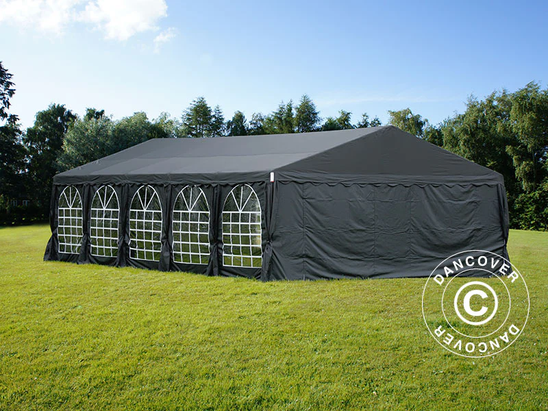 Namiot imprezowy UNICO 6x12m, Czarny - Image 9