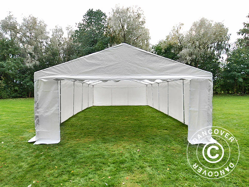 Namiot magazynowy Basic 2 w 1, 5x10m PE 700, biały - Image 4