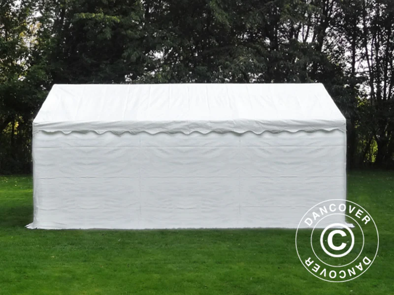 Namiot magazynowy Basic 2 w 1, 5x6m PE 700, biały - Image 3