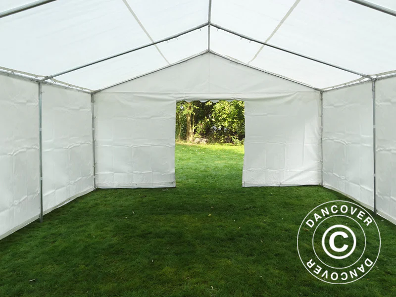 Namiot magazynowy Basic 2 w 1, 5x6m PE 700, biały - Image 5