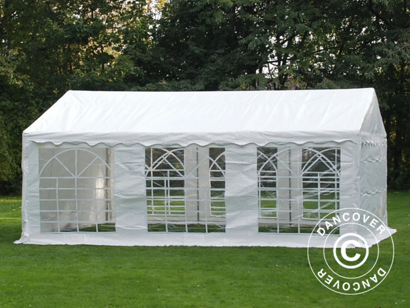 Namiot magazynowy Basic 2 w 1, 5x6m PE 700, biały - Image 6