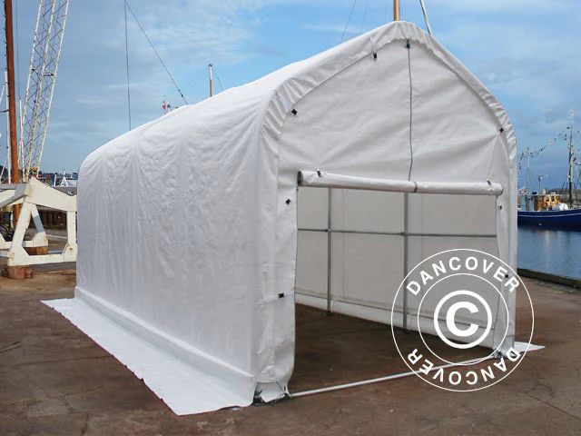Namiot magazynowy multiGarage 4x14x4,5x5,5m, Biały - Image 16
