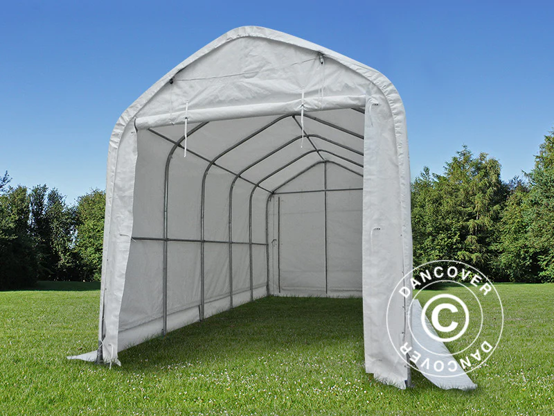 Namiot magazynowy multiGarage 4x14x4,5x5,5m, Biały - Image 2