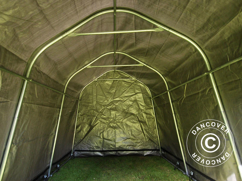 Namiot magazynowy PRO 2x3x2m PE, Szary - Image 9
