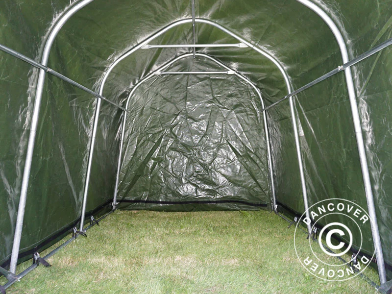 Namiot magazynowy PRO 2x3x2m PE, Zielony - Image 6