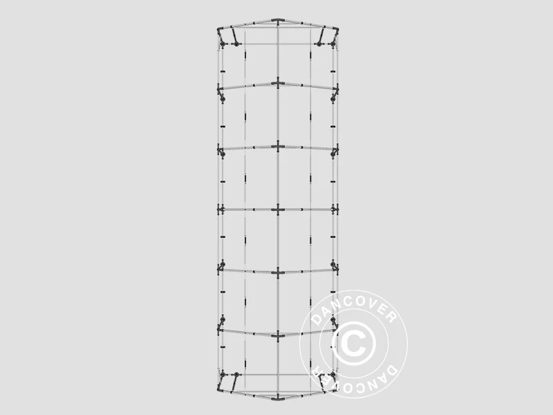 Namiot magazynowy PRO 5x12x2x3,39m, PCV, Szary - Image 39