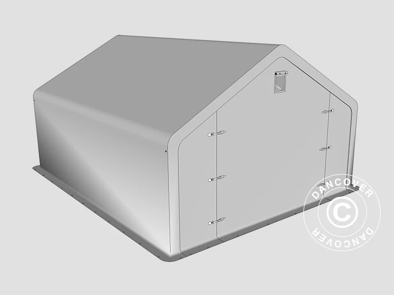 Namiot magazynowy PRO 5x6x2x3,39m, PCV, Szary - Image 25