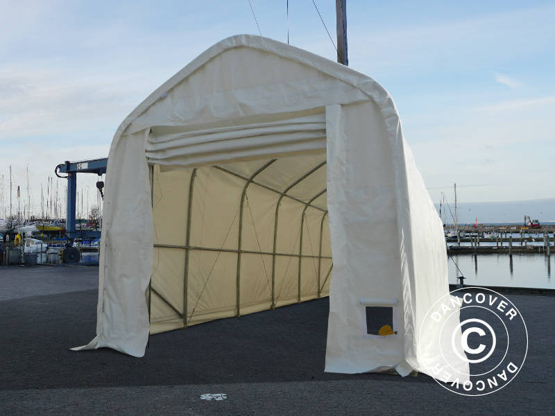 Namioty Magazynowe Oceancover 5,5x15x4,1x5,3m, PE, Biały - Image 10