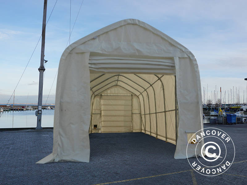 Namioty Magazynowe Oceancover 5,5x15x4,1x5,3m, PE, Biały - Image 12