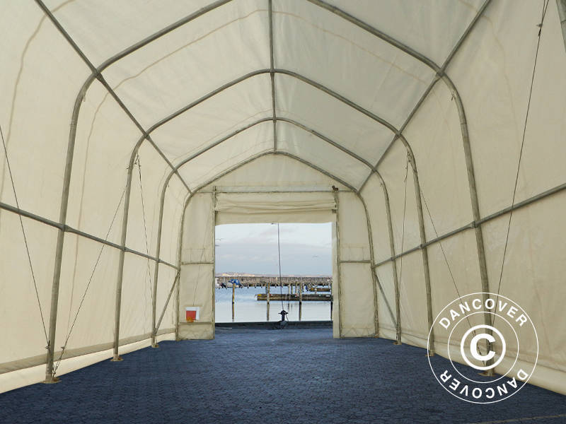 Namioty Magazynowe Oceancover 5,5x15x4,1x5,3m, PE, Biały - Image 5