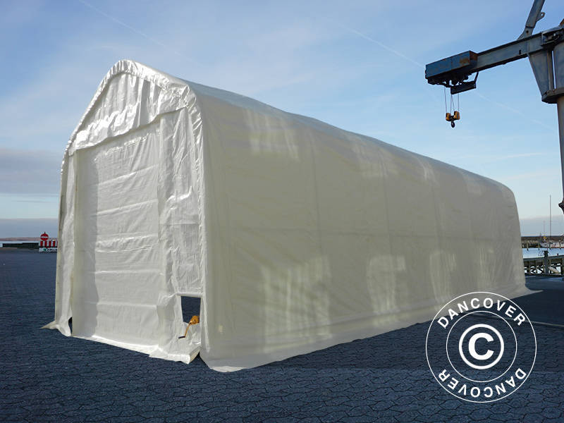 Namioty Magazynowe Oceancover 5,5x15x4,1x5,3m, PE, Biały - Image 6
