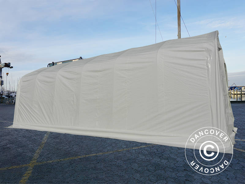 Namioty Magazynowe Oceancover 5,5x15x4,1x5,3m, PE, Biały - Image 7