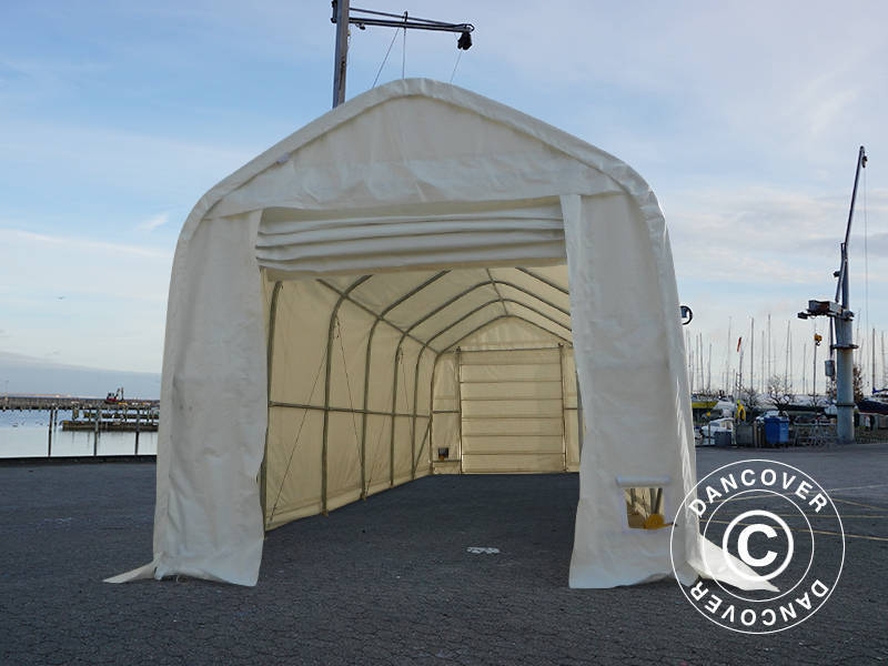 Namioty Magazynowe Oceancover 5,5x15x4,1x5,3m, PE, Biały - Image 8
