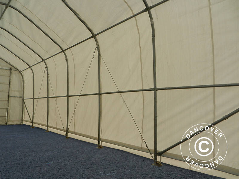 Namioty Magazynowe Oceancover 5,5x15x4,1x5,3m, PE, Biały - Image 9