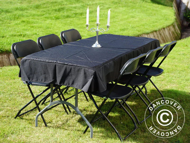 Obrus 183x76x20cm, Czarny - Image 2