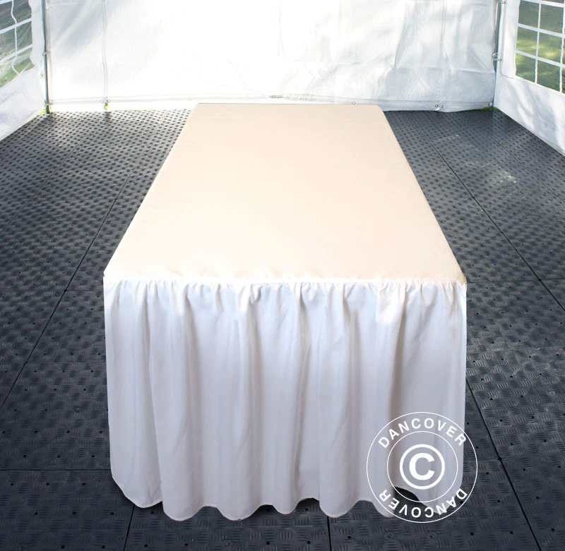 Obrus 183x76x74cm, Biały - Image 2