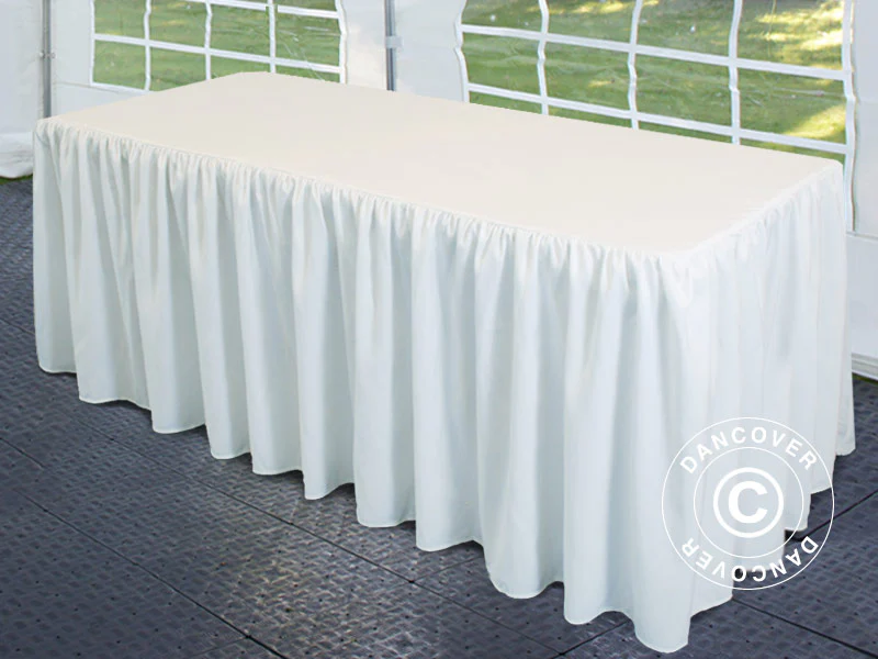 Obrus 183x76x74cm, Biały - Image 4
