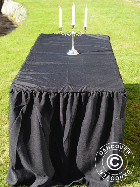 Obrus 183x76x74cm, Czarny - Image 4