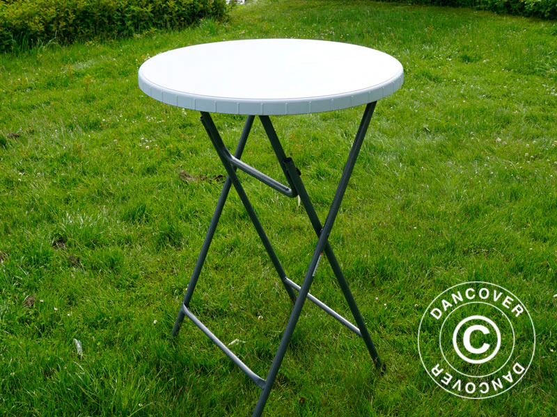 Okrągły Stół Bar PRO Ø80cm, Jasny szary - Image 3