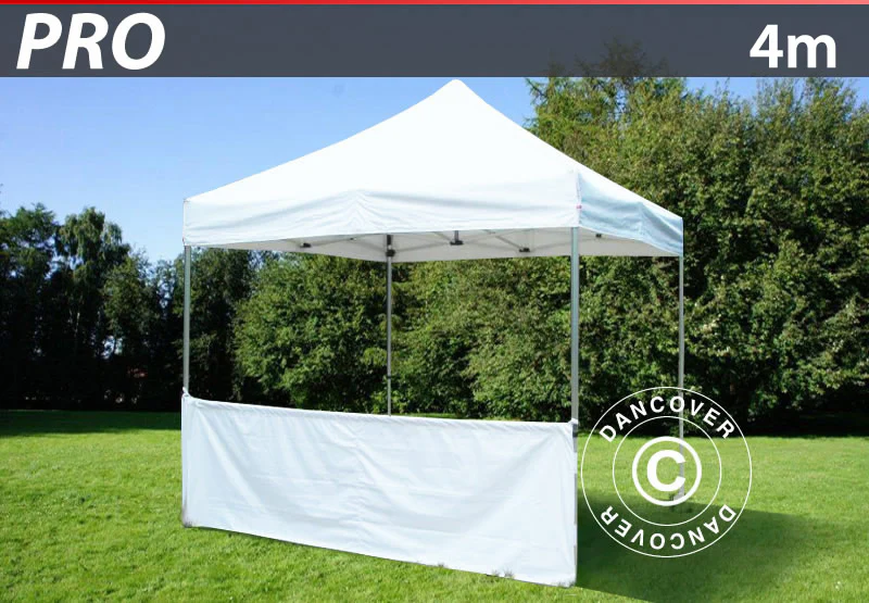 Półścianka do FleXtents PRO, 4m, Biały - Image 2