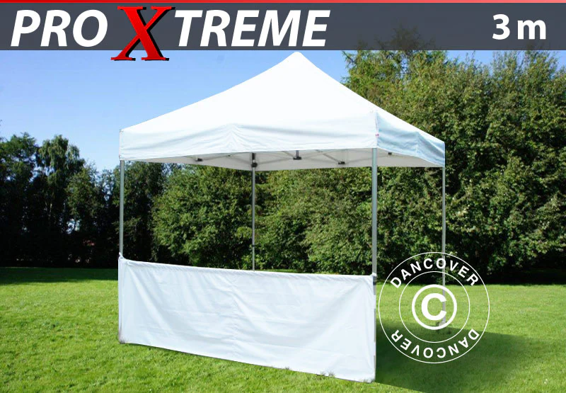 Półścianka do FleXtents PRO Xtreme, 3m, Biały - Image 2