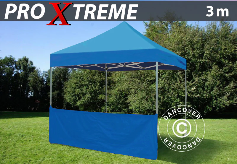 Półścianka do FleXtents PRO Xtreme, 3m, Niebieski - Image 2