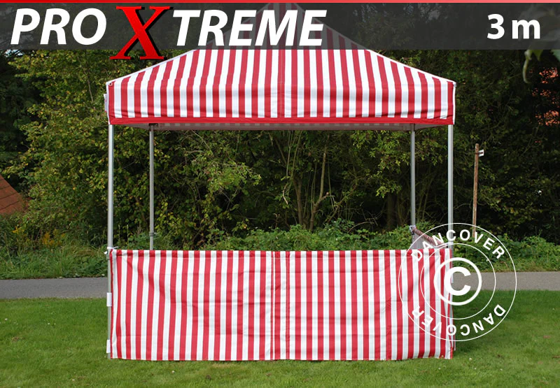 Półścianka do FleXtents PRO Xtreme, 3m, Pasiasty - Image 2