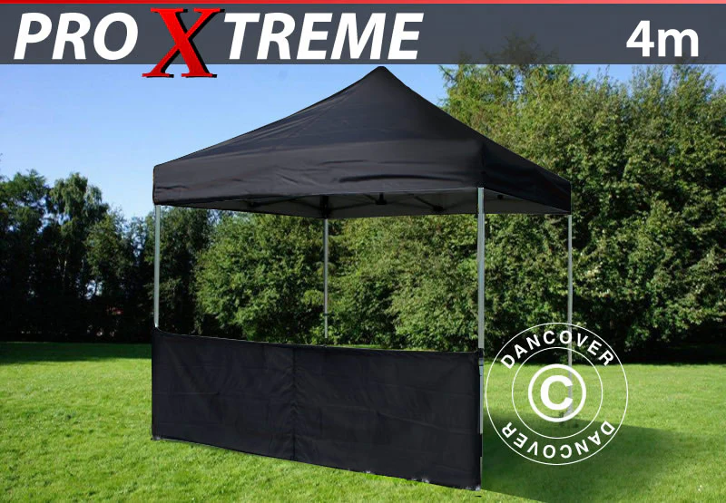 Półścianka do FleXtents PRO Xtreme, 4m, Czarny - Image 2