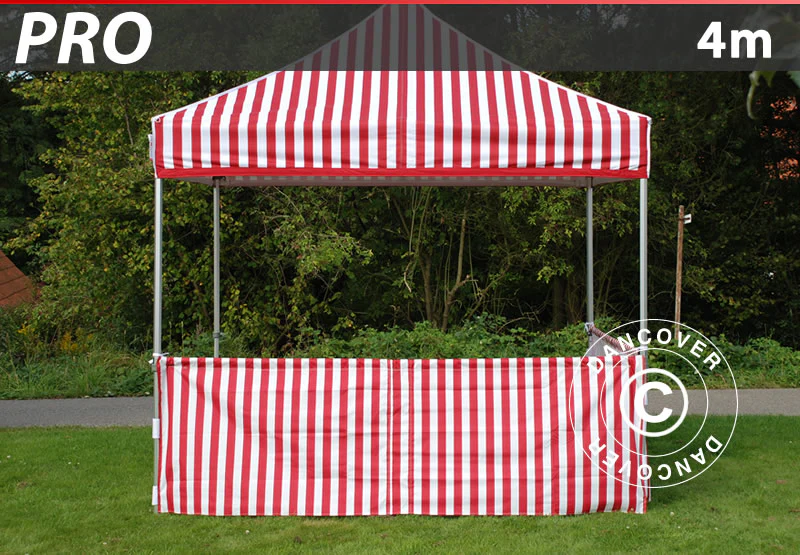 Półścianka do FleXtents PRO, 4m, Pasiasty - Image 2