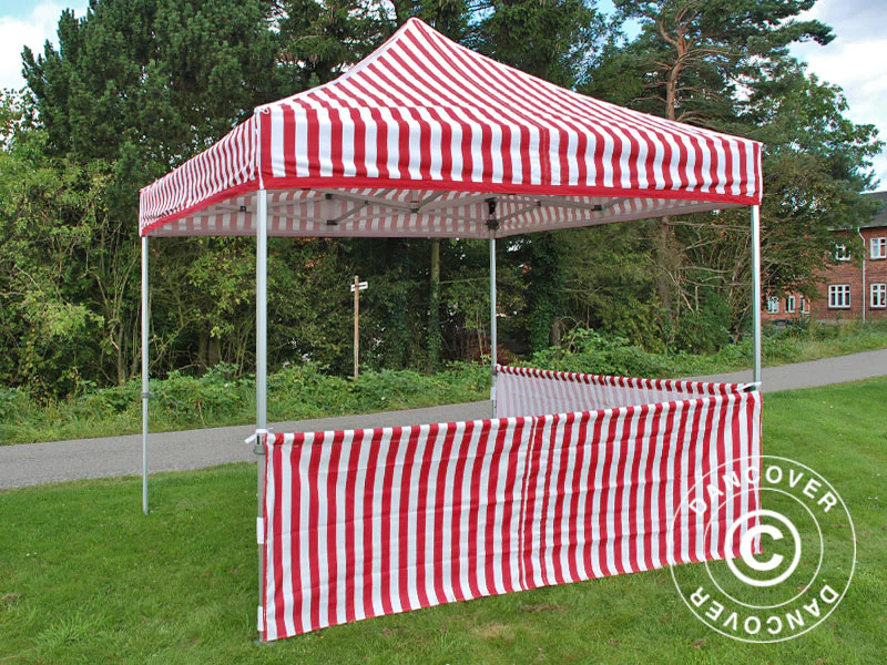 Półścianka do FleXtents PRO Xtreme, 4m, Pasiasty - Image 4