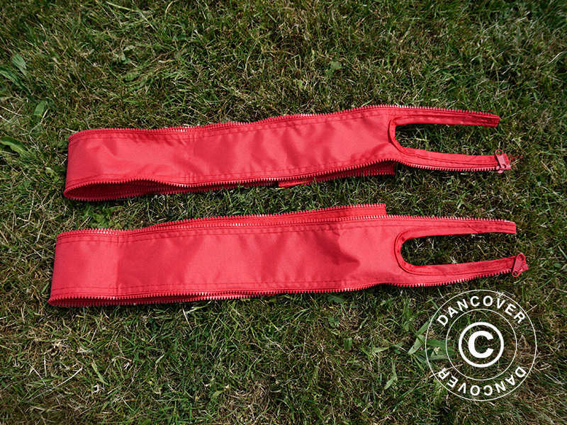 Panele łączące do namiotu FleXtents® PRO 3m, Czerwony, 2 szt. - Image 5