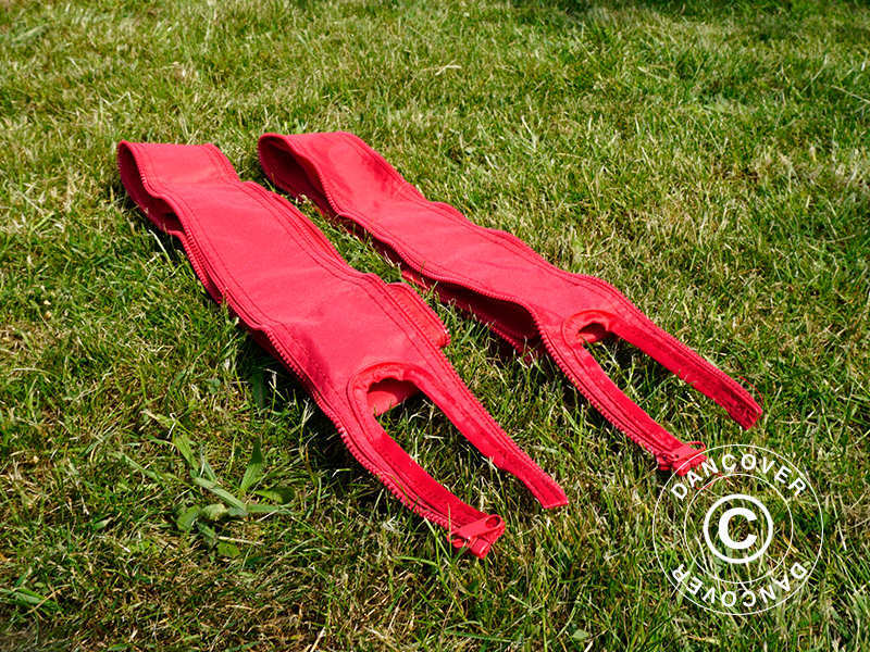 Panele łączące do namiotu FleXtents® PRO 3m, Czerwony, 2 szt. - Image 6