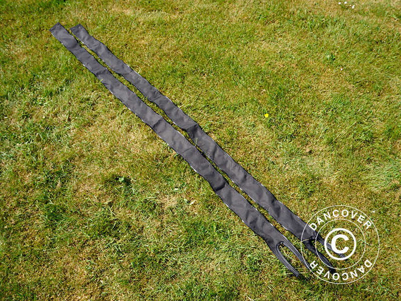 Panele łączące do namiotu FleXtents® PRO 4m, Czarny, 2 szt. - Image 3
