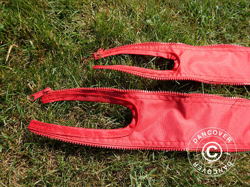 Panele łączące do namiotu FleXtents® PRO 4m, Czerwony, 2 szt. - Image 7