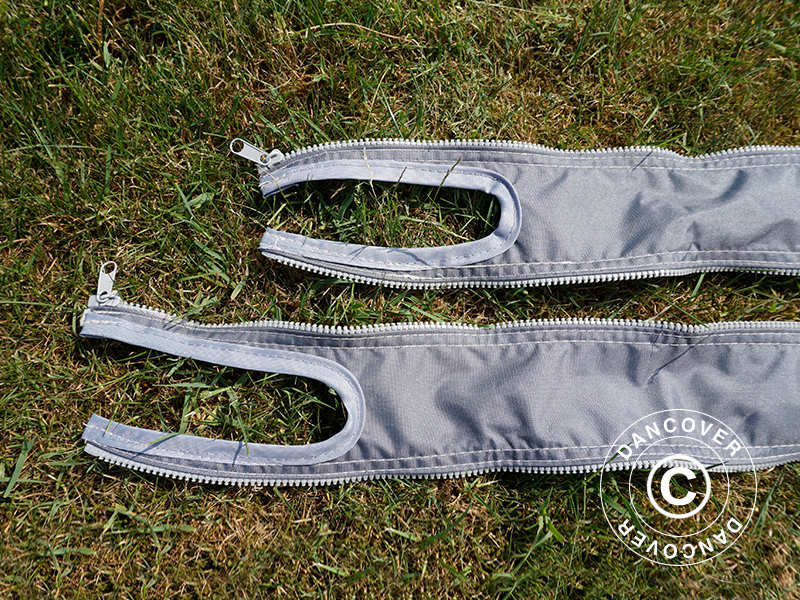 Panele łączące do namiotu FleXtents® PRO 4m, Szary, 2 szt. - Image 7