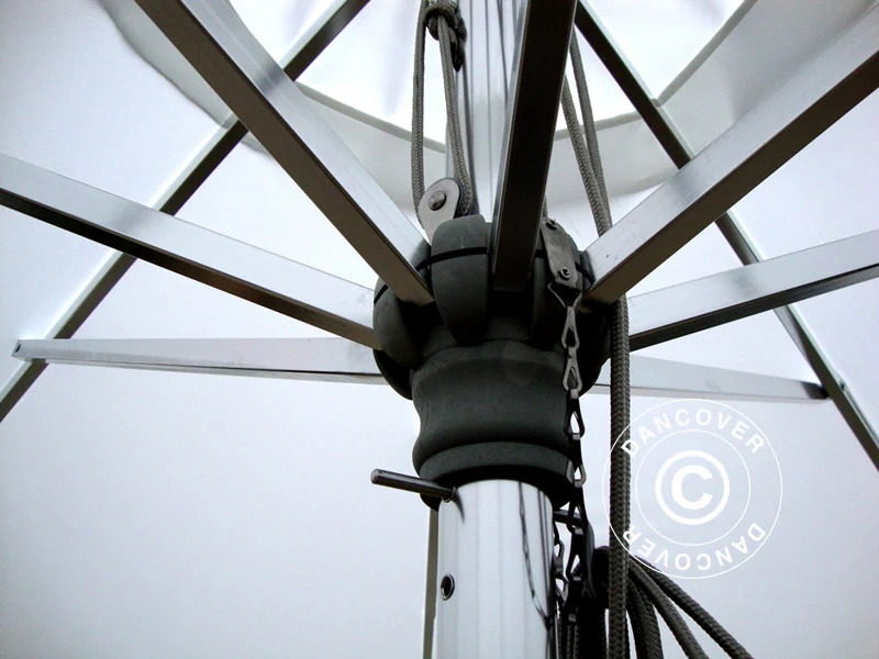 Parasol Bermuda, Ø3,5m, Biały - Image 3