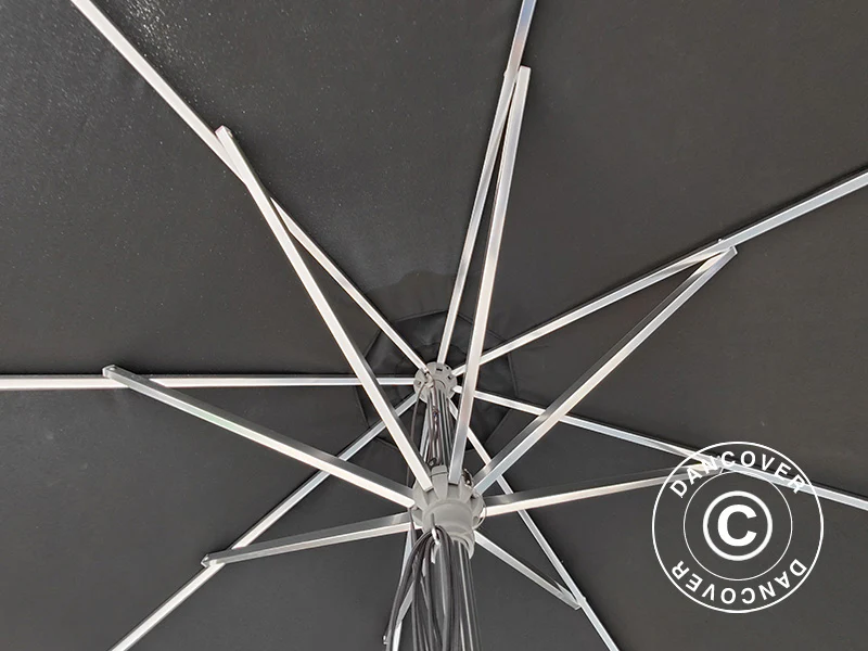 Parasol Bermuda, Ø3m, Czarny - Image 3