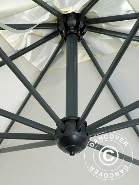 Parasol na wysięgniku Napoli Braccio z falbaną, 3x4m, Ecru - Image 2