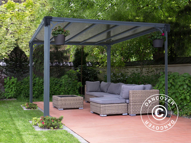 Pawilon Milano 3000, Palram/Canopia, 3,09x3,09x2,25m, Szary - Image 3