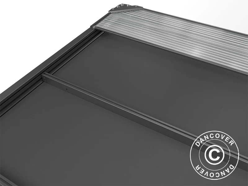 Pawilon Pergola San Fernando, 3x3m, Czarny/Ciemnoszary - Image 11