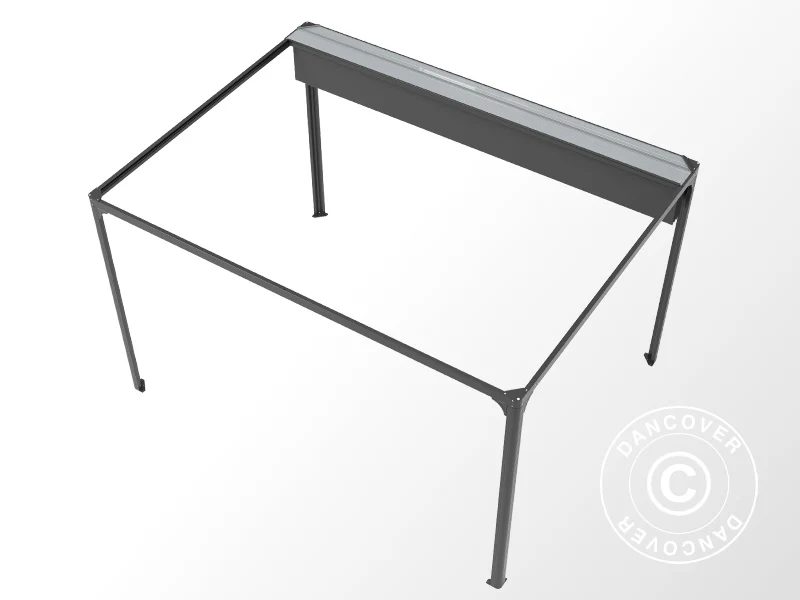 Pawilon Pergola San Fernando, 4x3m, Czarny/Ciemnoszary - Image 8