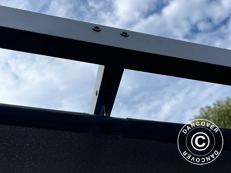 Pawilon Pergola Santa Cruz, 3x3m, Ciemny szary - Image 8