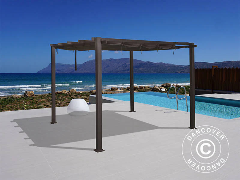 Pawilon Pergola Santa Cruz, 3x4m, Ciemny szary - Image 3