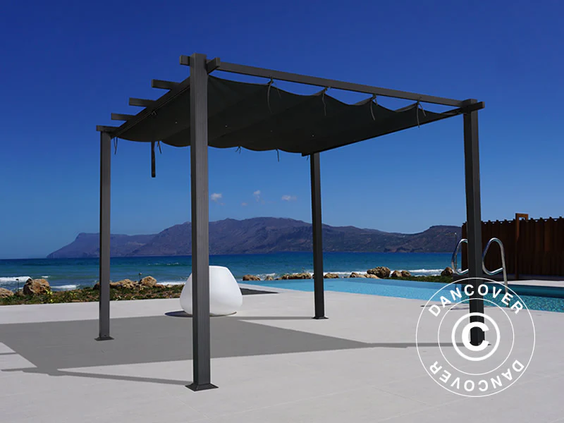 Pawilon Pergola Santa Cruz, 3x4m, Ciemny szary - Image 4