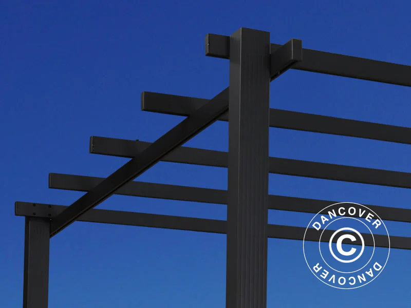 Pawilon Pergola Santa Cruz, 3x4m, Ciemny szary - Image 5